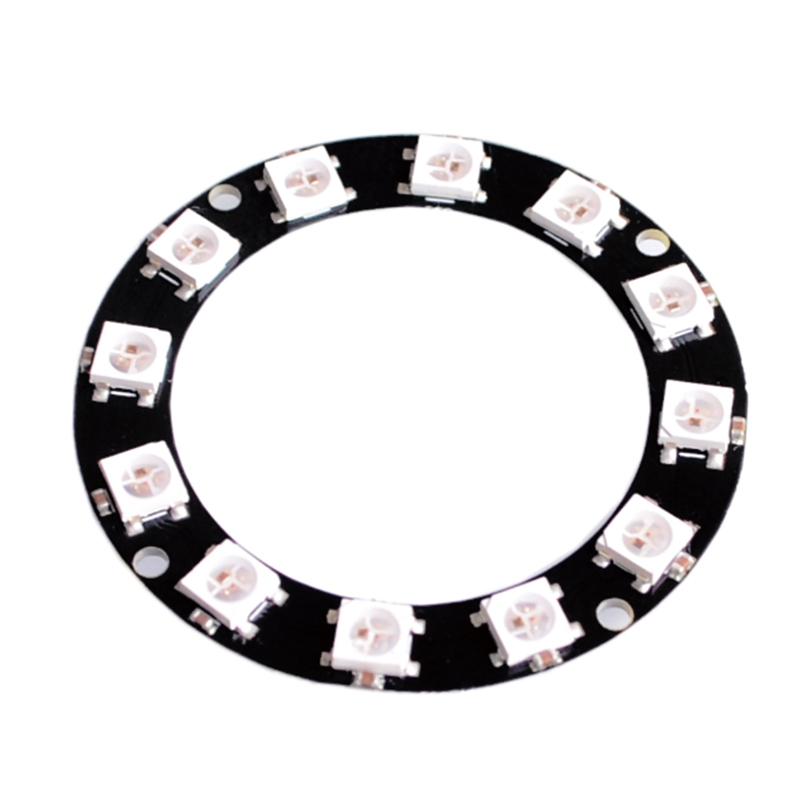 WS2812 1/3/8/12/16/24X5050 RGB Pixel Circle Maker LED With Integrated Drivers WS2812 1/3/8/12/16/24X5050 RGB Pixel Circle Maker LED With Integrated Drivers